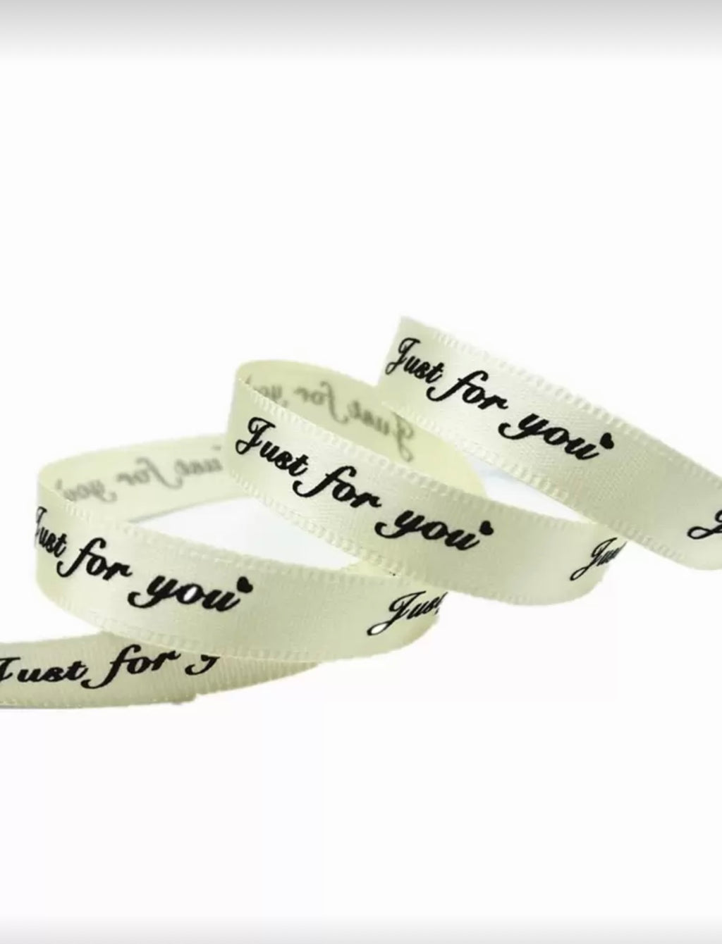 Weißes Band – „Just for You Ribbon“