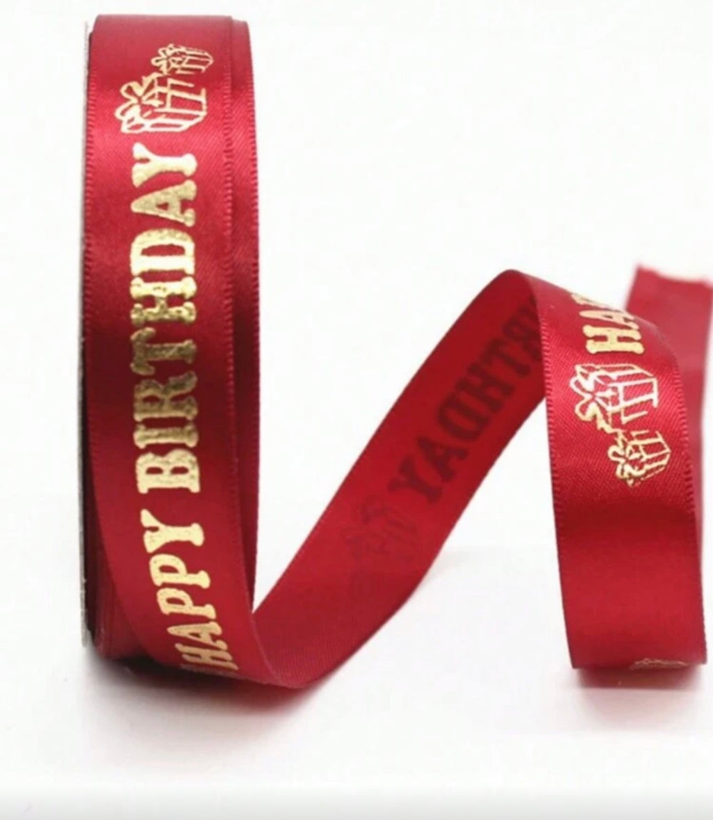 Happy Birthday Band – Rot oder Schwarz
