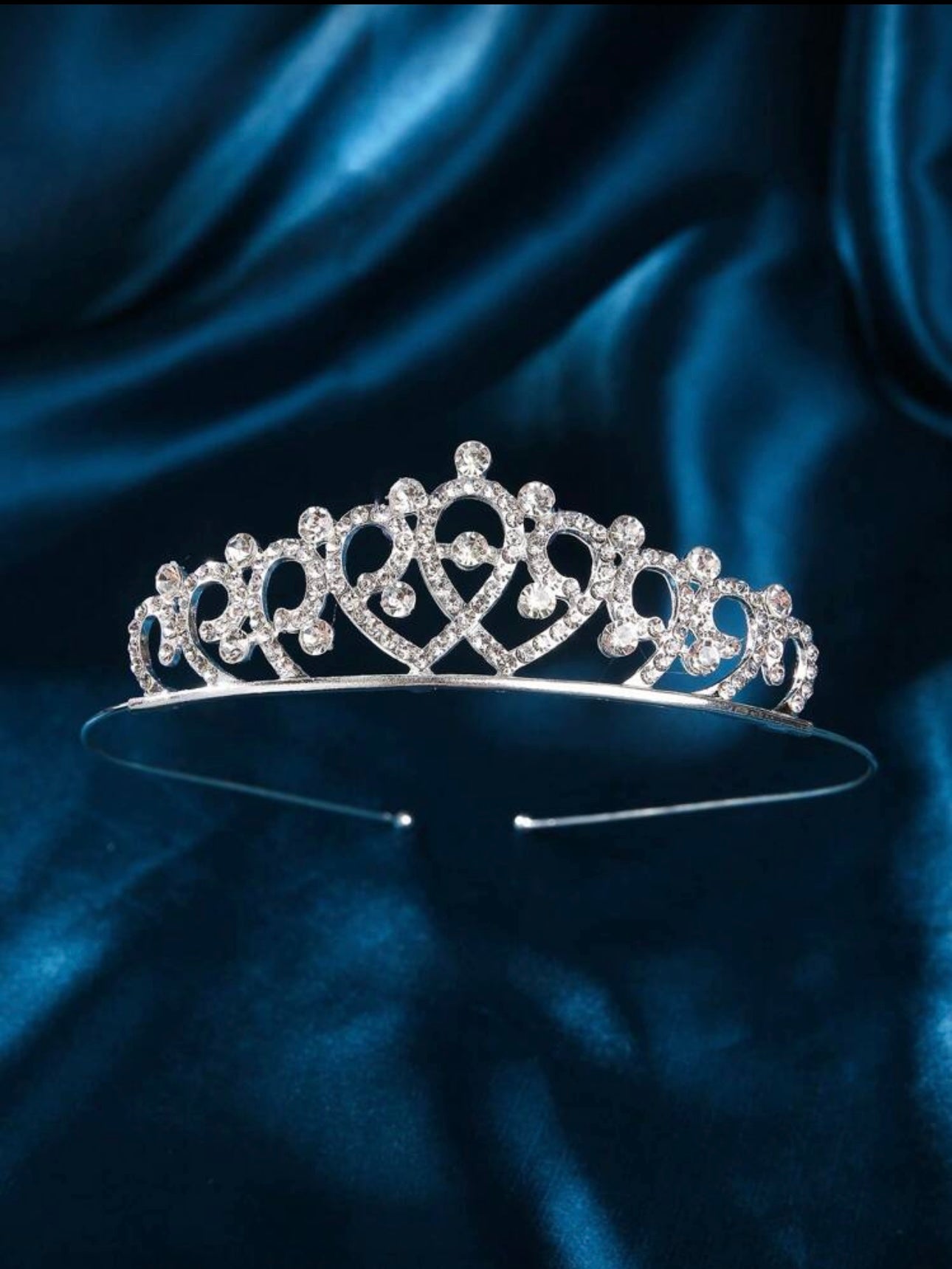 Silberkrone – „Tiara Silver Elegance“