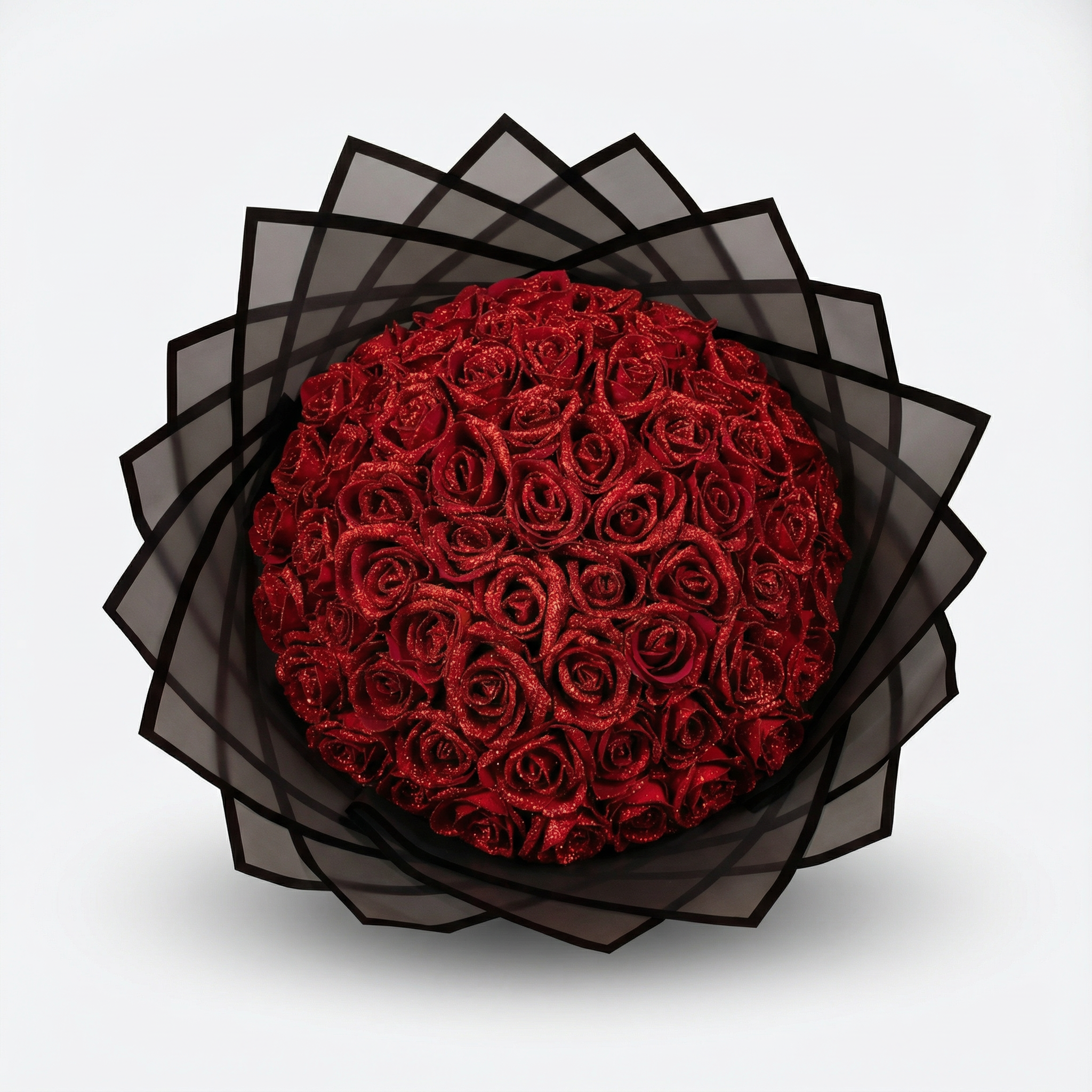 Glitzer Rosenstrauß