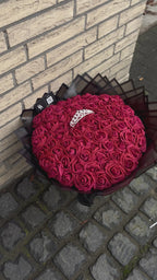 Glitzer Rosenstrauß