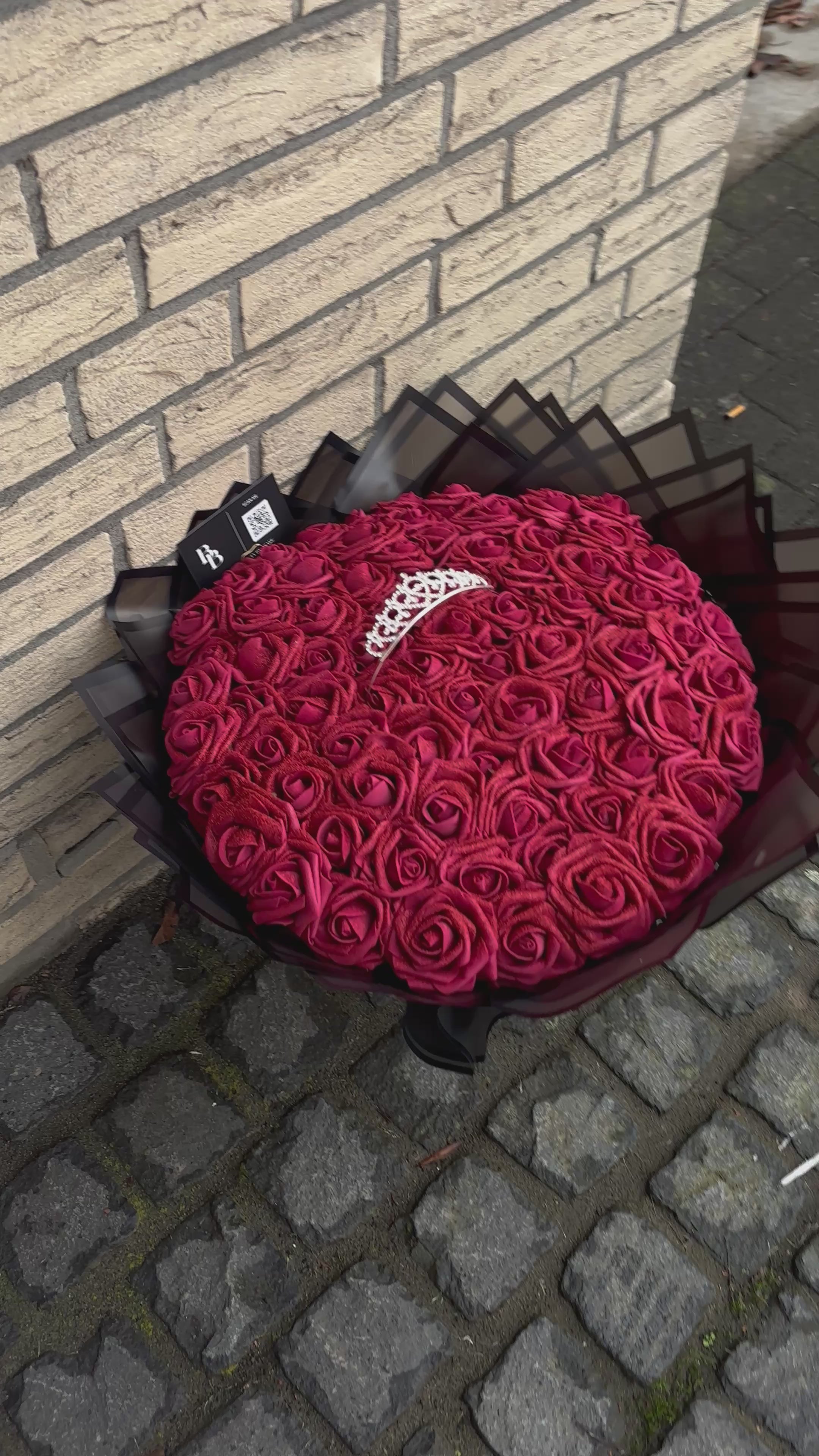 Glitzer Rosenstrauß